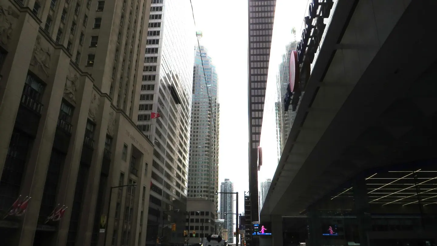 Office towers in Toronto's financial district