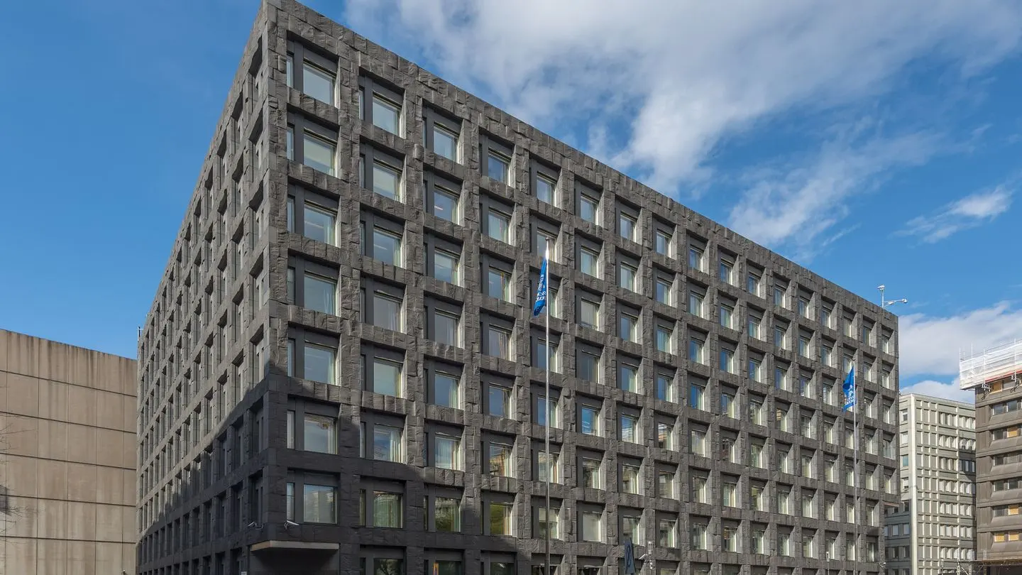 The Sveriges Riksbank building in Stockholm