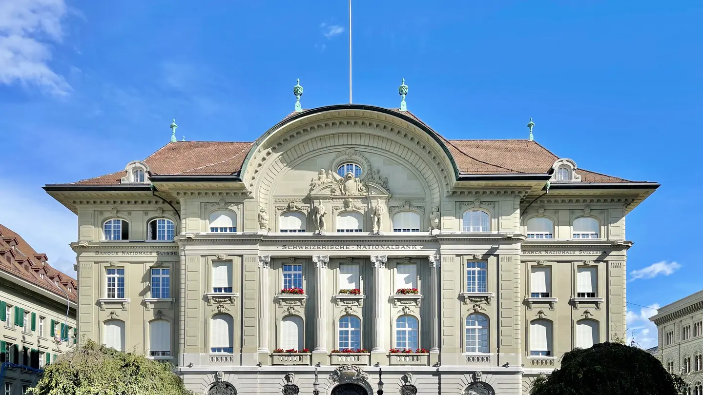 The Swiss National Bank building in Bern